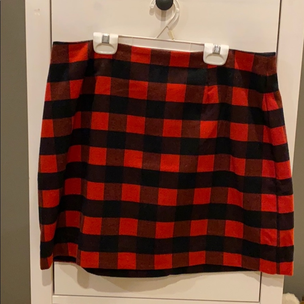Buffalo Plaid Mini Skirt